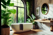 Improve Air Quality and Style with the Best Plants for Your Bathroom
